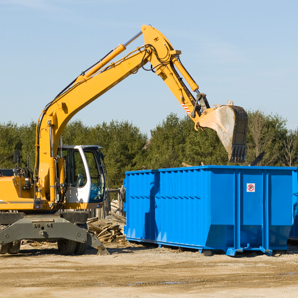 are there any restrictions on where a residential dumpster can be placed in Burlingame Kansas